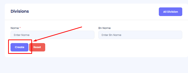 Create Division Form